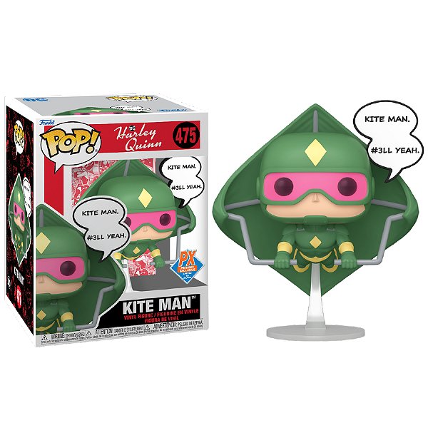 Funko Pop! DC Comics Arlequina / Harley Quinn Kite Man 475 Exclusivo