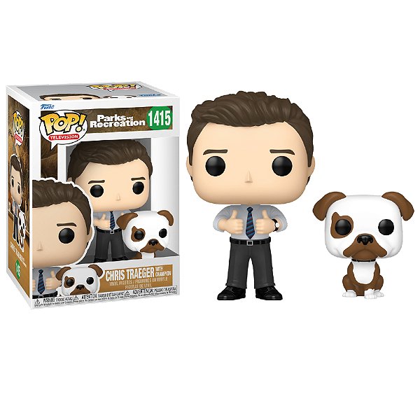 Funko Pop! Television Parks and Recreation Chris Traeger With Champion 1415