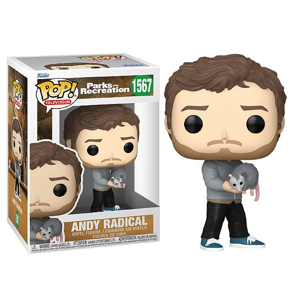 Funko Pop! Television Parks and Recreation Andy Radical 1567