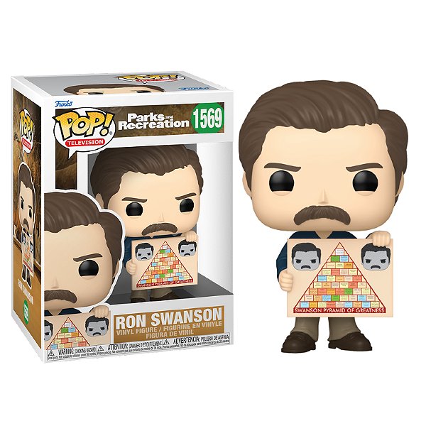 Funko Pop! Television Parks and Recreation Ron Swanson 1569