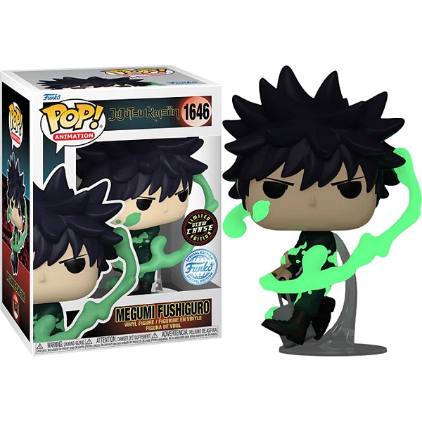 Funko Pop! Animation Jujutsu Kaisen Megumi Fushiguro 1646 Exclusivo Glow Chase