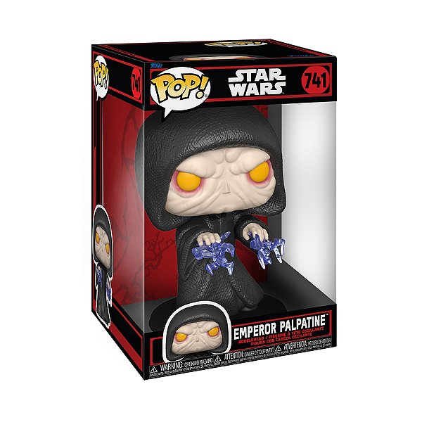 Funko Pop! Television Star Wars Emperor Palpatine 741 10 Polegadas
