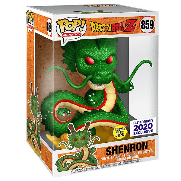Funko Pop! Animation Dragon Ball Z Shenron 859 Exclusivo Glow 10 Polegadas