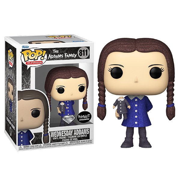 Funko Pop! Television A Familia Addams Wednesday Addams 811 Exclusivo Diamond