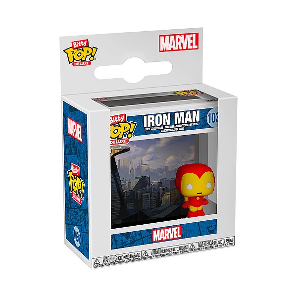 Funko Bitty Pop! Deluxe Marvel Homem de Ferro Iron Man 1036
