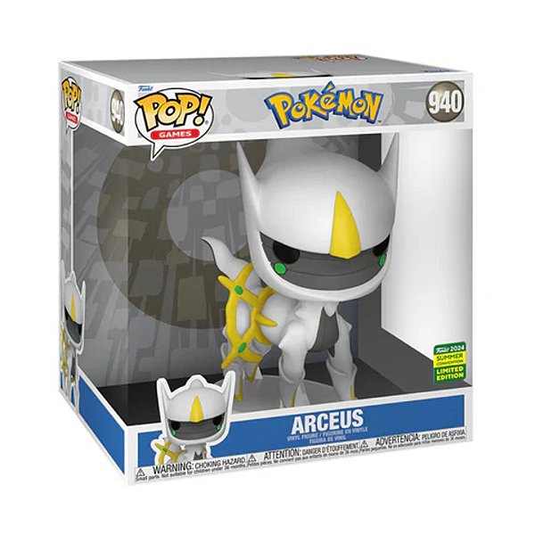 Funko Pop! Games Pokemon Arceus 940 Exclusivo 10 Polegadas