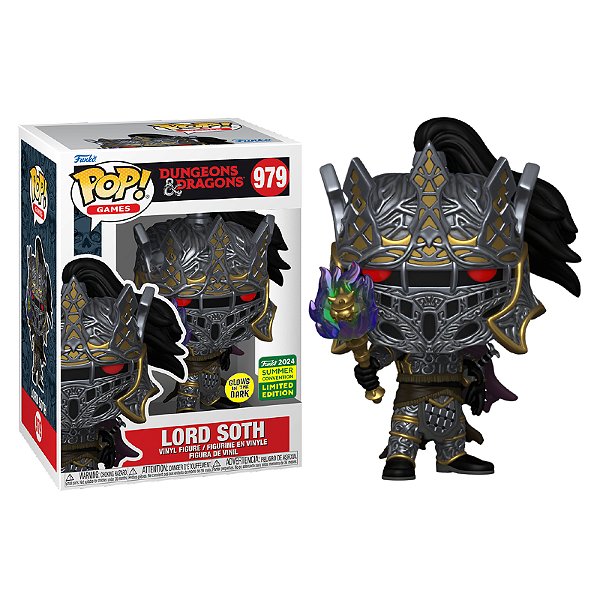 Funko Pop! Games Dungeons & Dragons Lord Soth 979 Exclusivo Glow