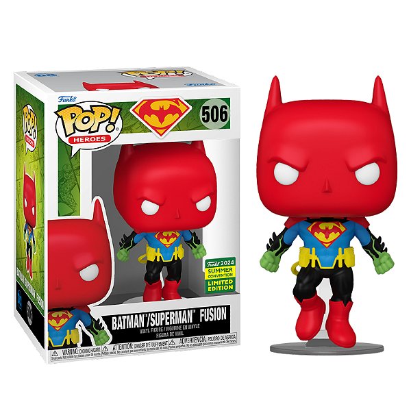 Funko Pop! Heroes Dc Comics Batman Superman Fusion 506 Exclusivo SDCC 2024