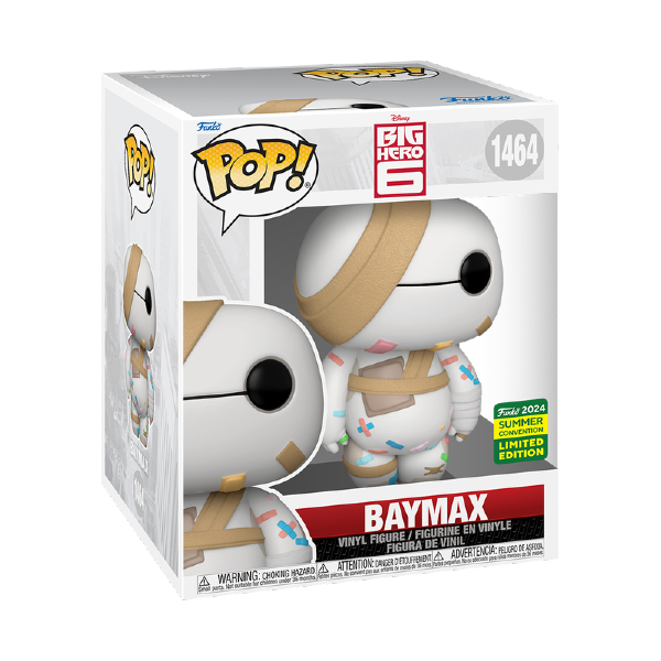 Funko Pop! Filme Disney Big Hero 6 Baymax 1464 Exclusivo SDCC 2024