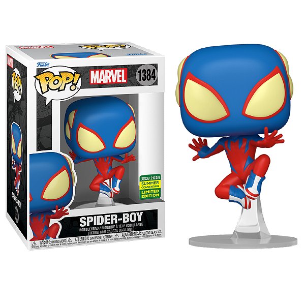 Funko Pop! Marvel Homem Aranha / Spider Man Spider-Boy 1384 Exclusivo SDCC 2024