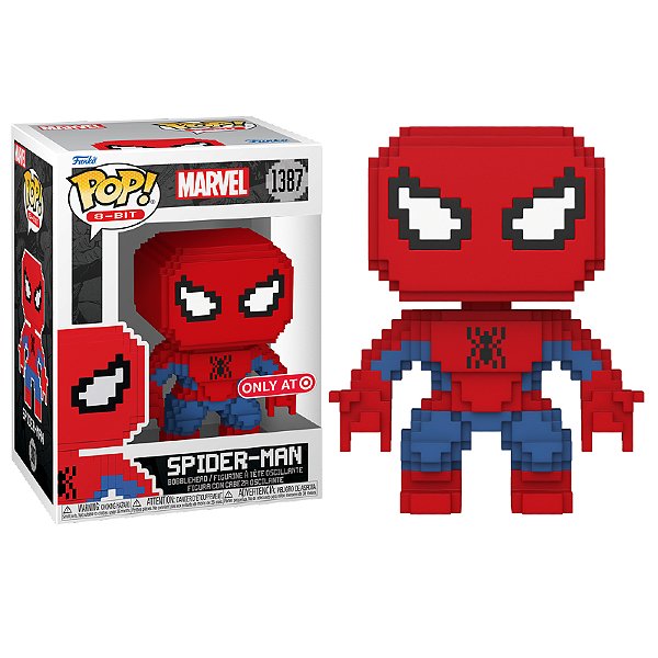 Funko Pop! Marvel Homem Aranha / Spider Man 1387 Exclusivo 8-Bit