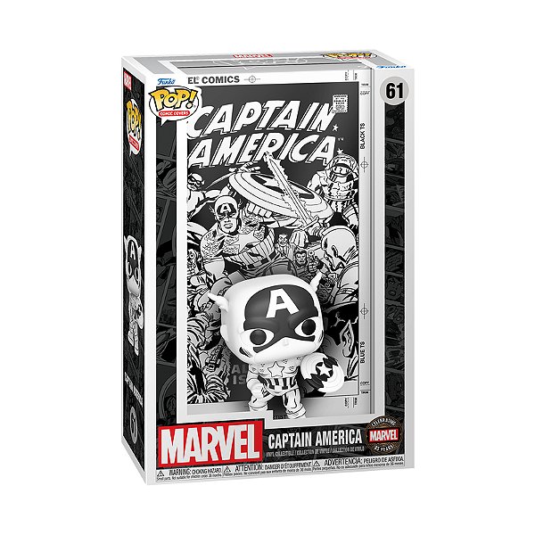 Funko Pop! Comic Covers Marvel Capitão America / Captain America 61