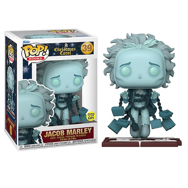 Funko Pop! Books A Christmas Carol Jacob Marley 39 Exclusivo Glow