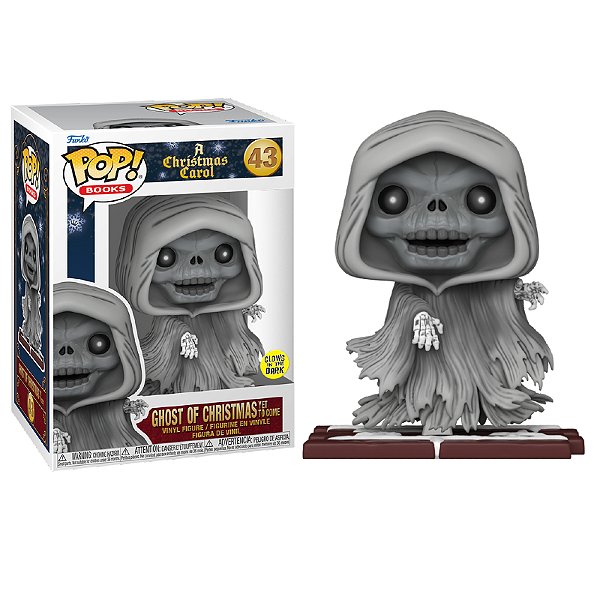 Funko Pop! Books A Christmas Carol Ghost of Christmas Yet to Come 43 Exclusivo Glow