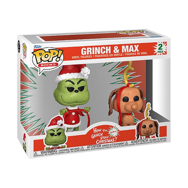 Funko Pop! Filme O Grinch Natal Christmas Grinch & Max 2 Pack