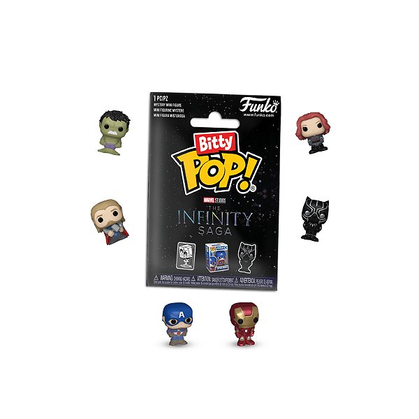 Funko Bitty Pop! Marvel The Infinity Saga 12 Pacotes Sortidos Lacrados
