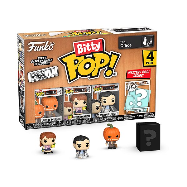 Funko Bitty Pop! Television The Office Dwight Schrute, Erin Hannon, Michael Scott + Surpresa