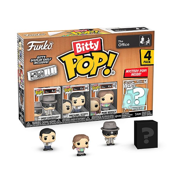 Funko Bitty Pop! Television The Office Dwight Schrute, Michael Scott, Pam Beesly + Surpresa