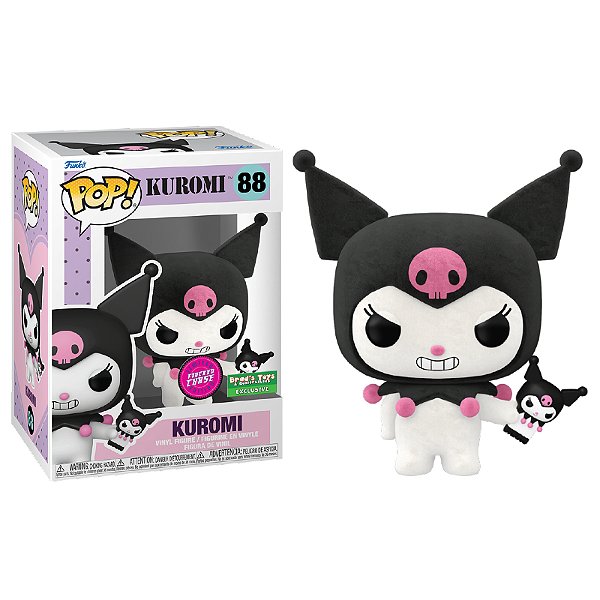 Funko Pop! Hello Kitty Kuromi With Phone 88 Exclusivo Chase Flocked