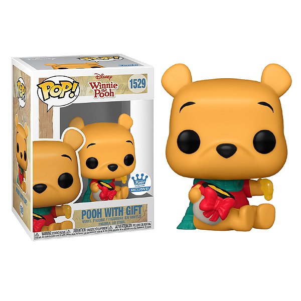 Funko Pop! Disney Ursinho Pooh Pooh With Gift 1529 Exclusivo