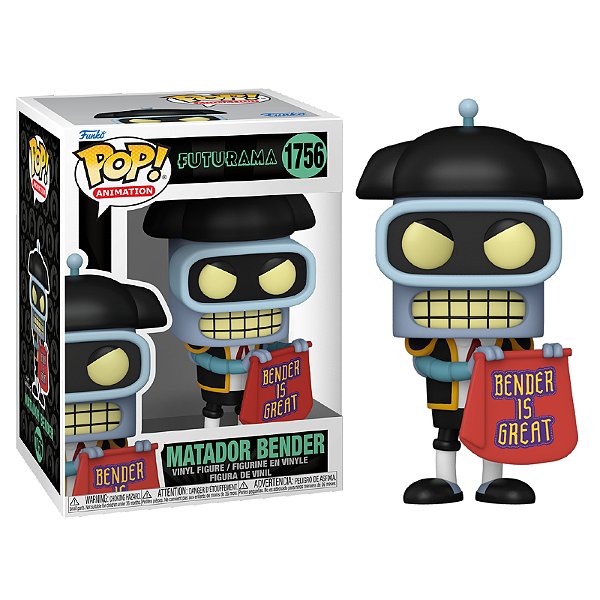 Funko Pop! Animation Futurama Matador Bender 1756