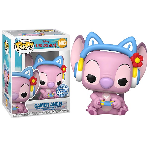 Funko Pop! Disney Lilo & Stitch Gamer Angel 1483 Exclusivo