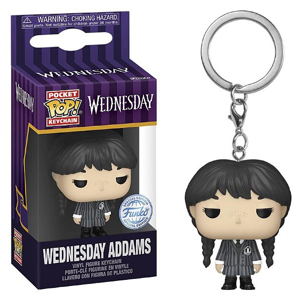 Funko Pop! Keychain Chaveiro Television Wednesday Addams Exclusivo