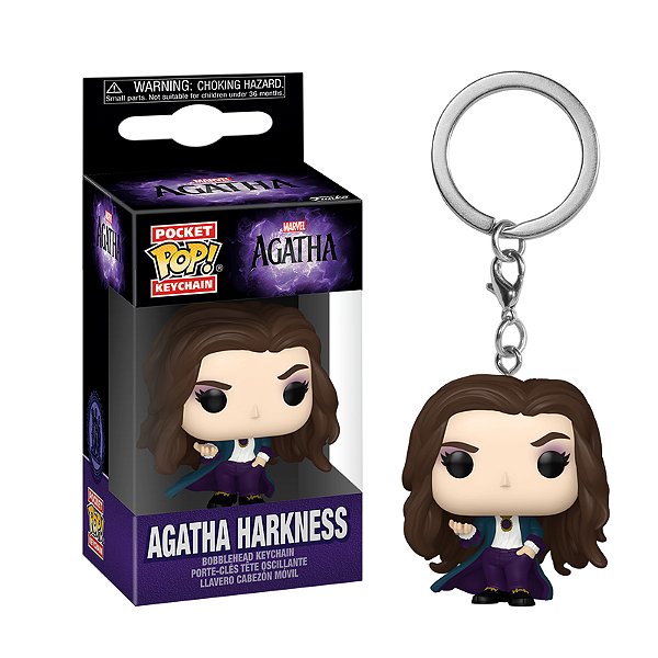 Funko Pop! Keychain Chaveiro Marvel Agatha Desde Sempre Agatha Harkness