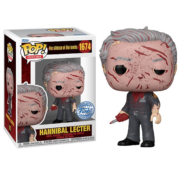 Funko Pop! Filme The Silence of the Lambs Hannibal Lecter 1674 Exclusivo