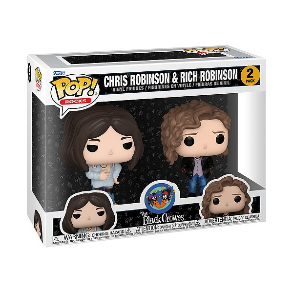 Funko Pop! Rocks The Black Crowes Chris Robinson & Rich Robinson 2 Pack