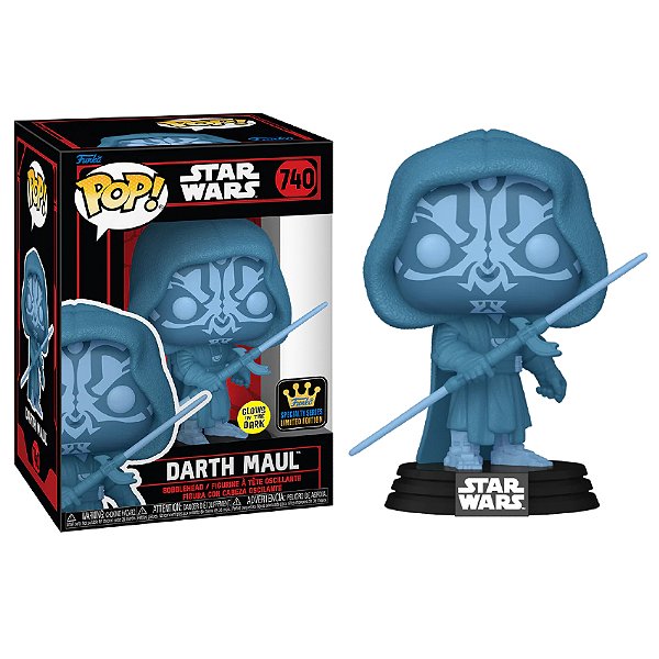 Funko Pop! Television Star Wars Darth Maul 740 Exclusivo Glow