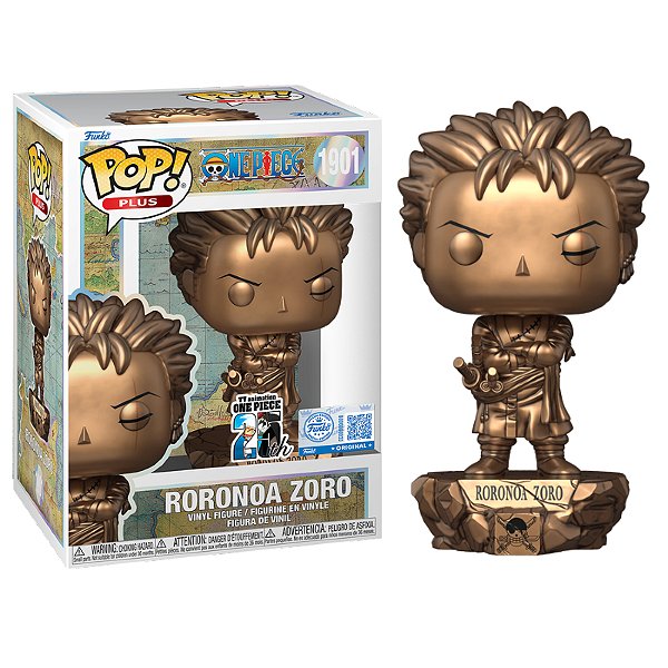 Funko Pop! Animation One Piece Roronoa Zoro 1901 Exclusivo Bronze