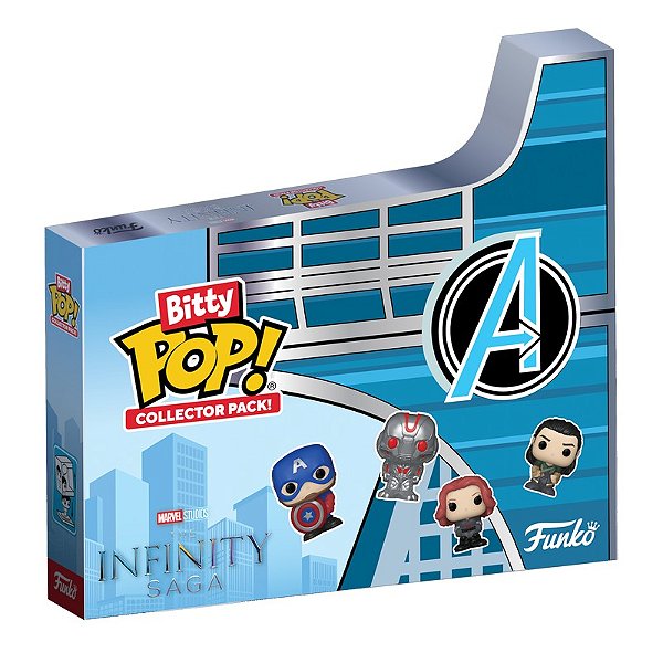 Funko Bitty Pop! Collector Pack Marvel Avengers The Infinity Saga 12 Pack