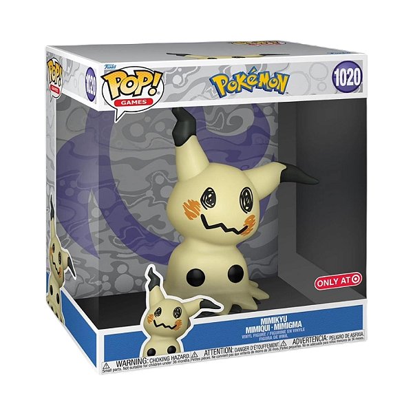 Funko Pop! Games Pokemon Mimikyu 1020 Exclusivo 10 Polegadas