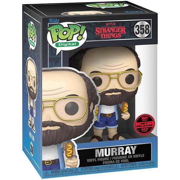 Funko Pop! Digital NFT Stranger Things Murray 358 Exclusivo 999 pcs