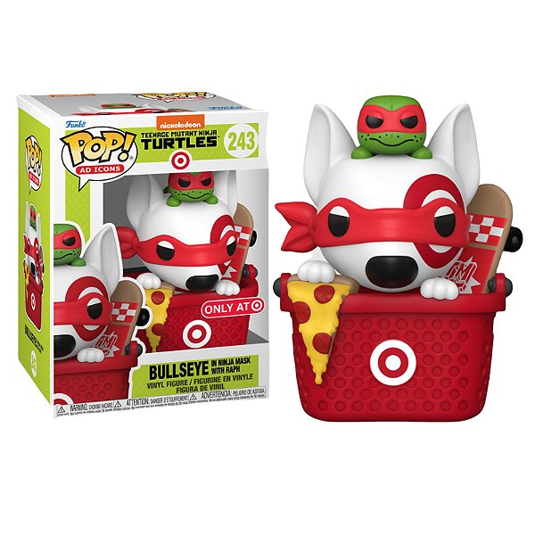 Funko Pop! Ad Icons Teenage Mutant Ninja Turtles Bullseye 243 Exclusivo
