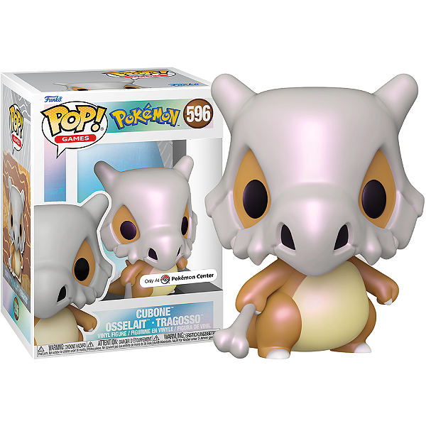 Funko Pop! Games Pokemon Cubone 596 Exclusivo Pearlescent