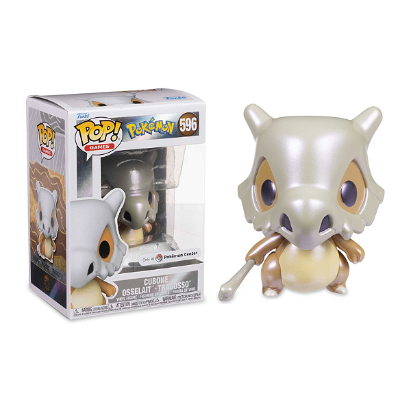Funko Pop! Games Pokemon Cubone 596 Exclusivo Pearlescent
