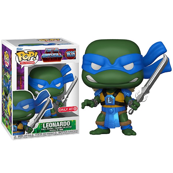 Funko Pop! Television As Tartarugas Ninja Leonardo 1635 Exclusivo