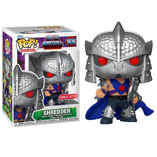 Funko Pop! Television As Tartarugas Ninja Shredder 1636 Exclusivo