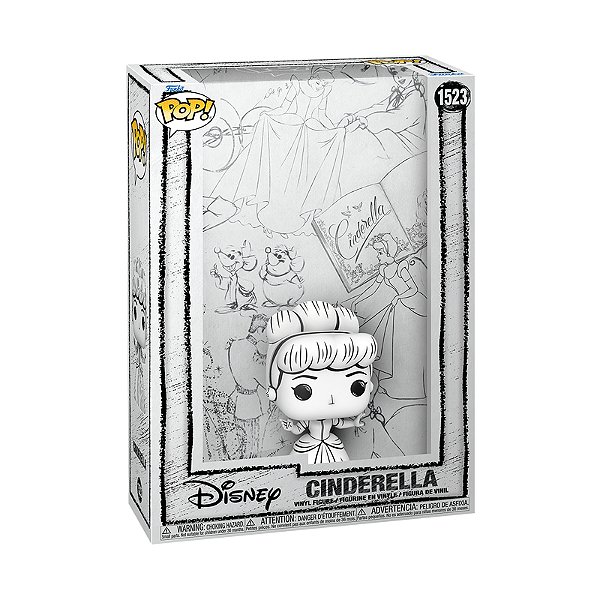 Funko Pop! Album Sketched / Desenho Feito A Mão Disney Princesa Cinderella 1523