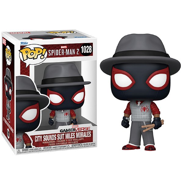 Funko Pop! Marvel Homem Aranha / Spider Man City Sounds Suit Miles Morales 1028