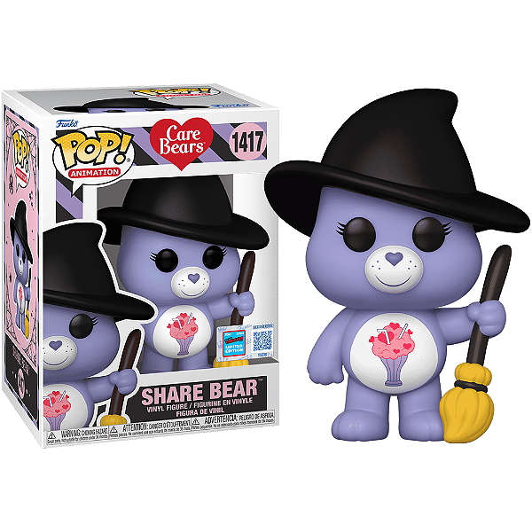 Funko Pop! Animation Ursinhos Carinhosos Share Bear 1417 Exclusivo NYCC 2024