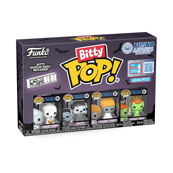 Funko Bitty Pop! Freddy Funko Proto Franky Funko Freddy Funko Exclusivo NYCC 2024 4.000 Pcs