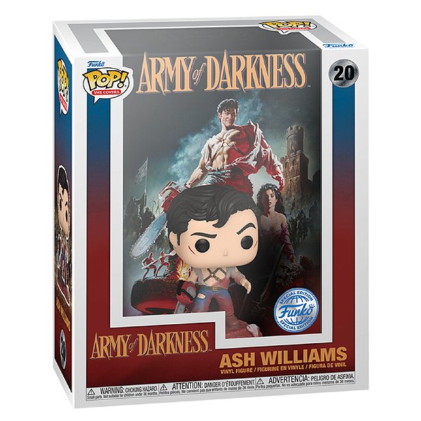 Funko Pop! VHS Cover Army Of Darkness Ash Williams 20 Exclusivo