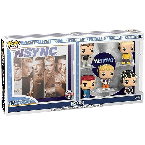 Funko Pop! Albums Rock NSYNC JC Chasez, Lance Bass, Justin Timberlake, Joey Fatone and Chris Kirkpatrick 19 Exclusivo
