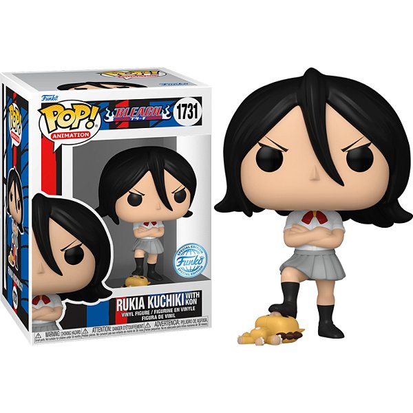 Funko Pop! Animation Bleach Rukia Kuchiki With Kon 1731 Exclusivo