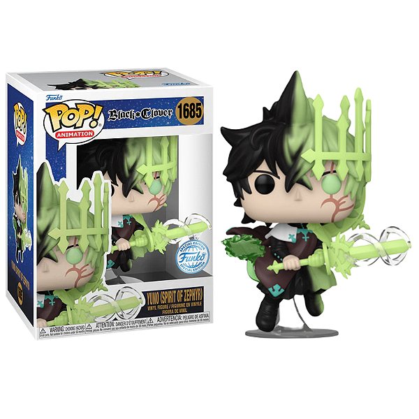 Funko Pop! Animation Black Clover Yuno Spirit Of Zephyr 1685 Exclusivo