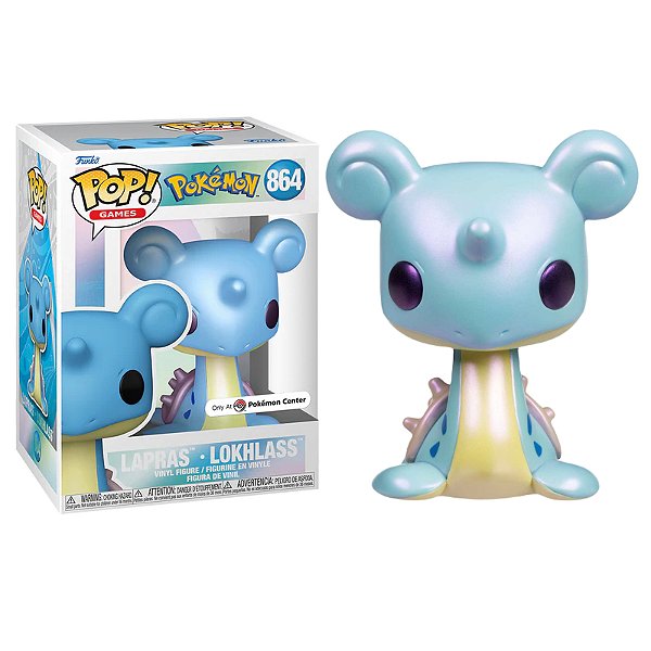 Funko Pop! Games Pokemon Lapras Lokhlass 864 Exclusivo Pearlescent