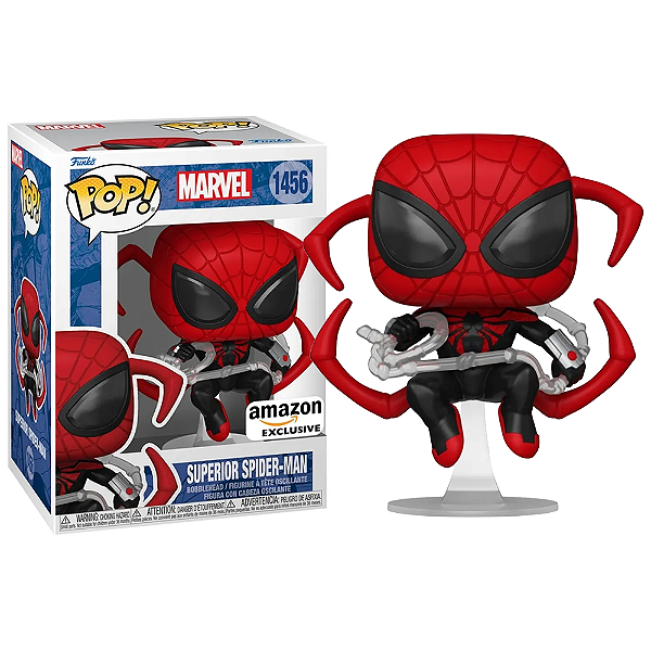 Funko Pop! Marvel Homem Aranha / Spider Man Superior Spider-Man 1456 Exclusivo
